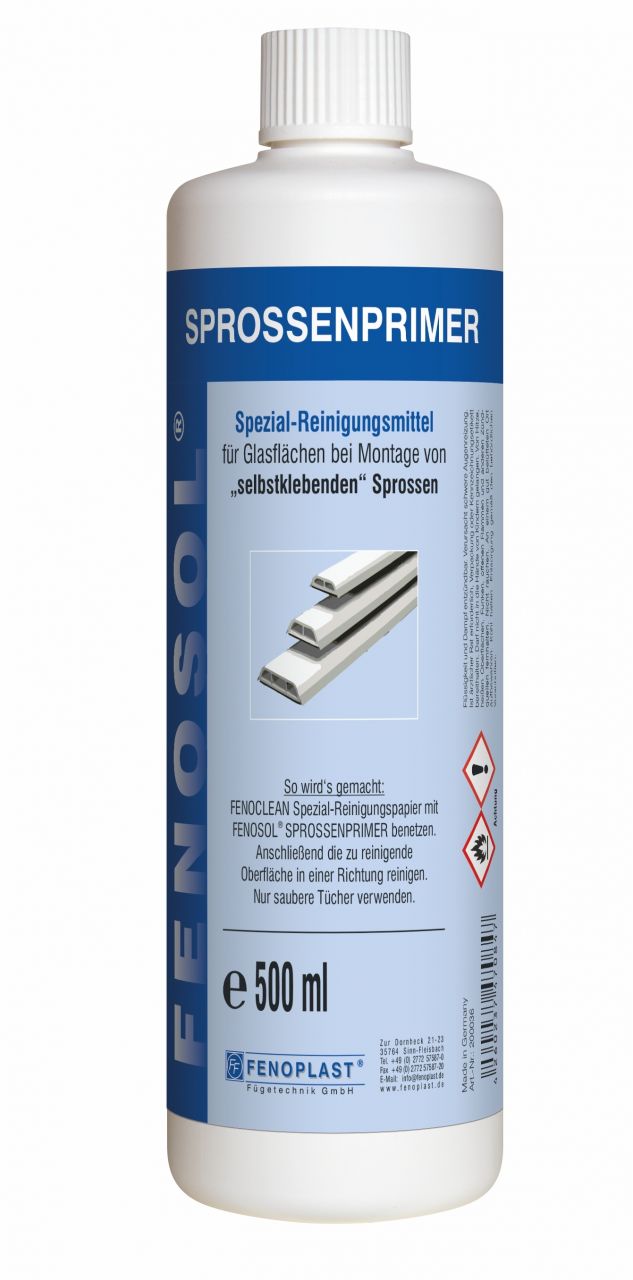 FENOSOL Sprossen-Primer 500ml Glasreiniger für Sprossenmontage